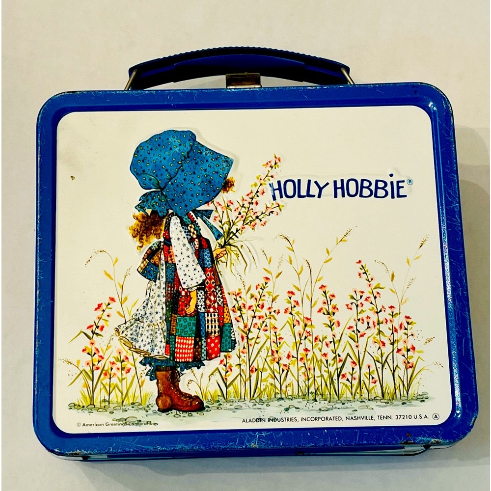 Vintage Holly Hobbie lunchbox with thermos